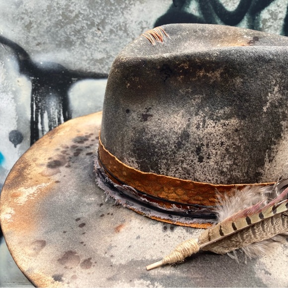 SOLD REBEL YELL Custom Dyed Festival Hat - Picture 16 of 17